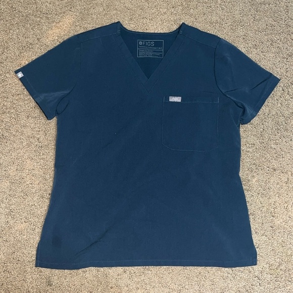 FIGS Catarina + High Waisted Zamora Jogger Scrubs Matching Set Dark Harbor XS/S - Picture 3 of 9